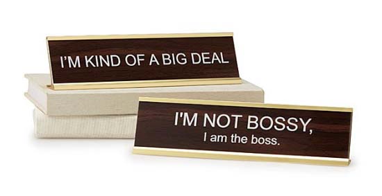 Gifts for Boss - Bossy Signs