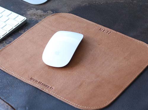 Gifts for Boss - Leather Mousepad