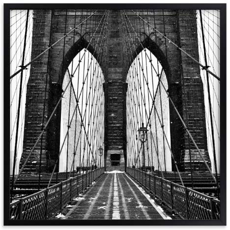 NYC Wall Art Prints - Snowing Bridge